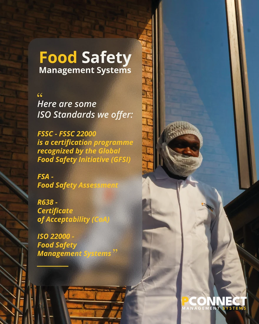 PConnect food safety management systems poster